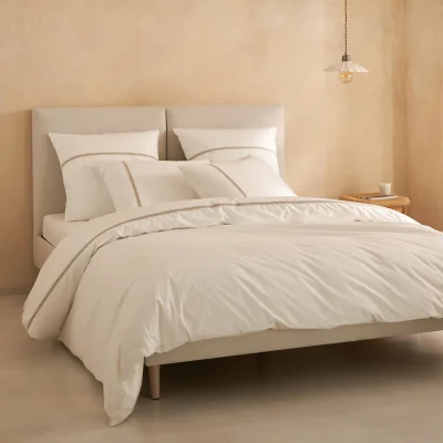 La Redoute Aubagne 100% Cotton Percale 200 Thread Count Duvet Cover