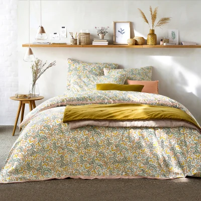 La Redoute Majari Floral 100% Washed Cotton Duvet Cover