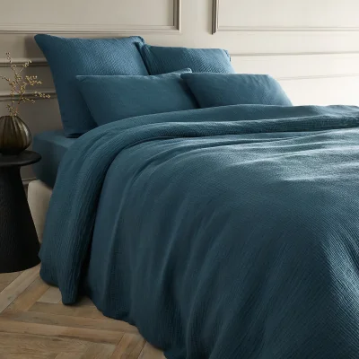 La Redoute Yafa 100% Organic Cotton Muslin 200 Thread Count Duvet Cover