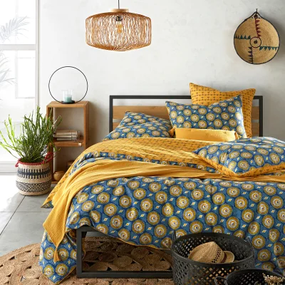 La Redoute Wax Graphic 100% Cotton Duvet Cover