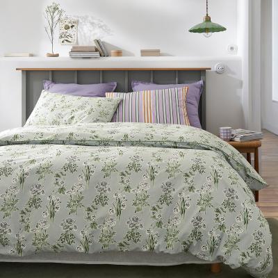 La Redoute Belloy Floral 100% Cotton Percale 200 Thread Count Duvet Cover