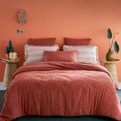 La Redoute Taous Cotton Muslin Duvet Cover