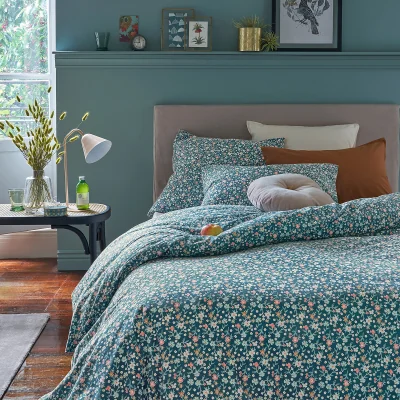 La Redoute Jane Floral 100% Washed Cotton Duvet Cover