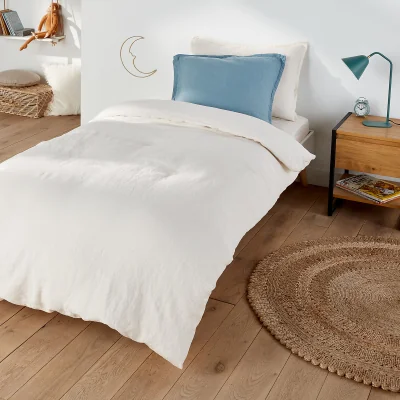 La Redoute Linot Plain 100% Washed Linen Duvet Cover