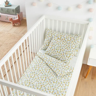 La Redoute Pear Fruity 20% Recycled Cotton Baby Duvet Cover