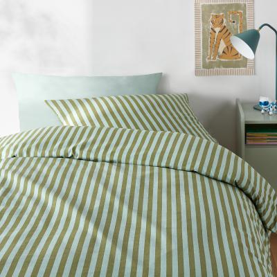 La Redoute Sacha Green Duvet Cover Set in 50% Recycled Cotton