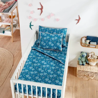 La Redoute Léopoldine Floral 100% Cotton Cot Duvet Cover