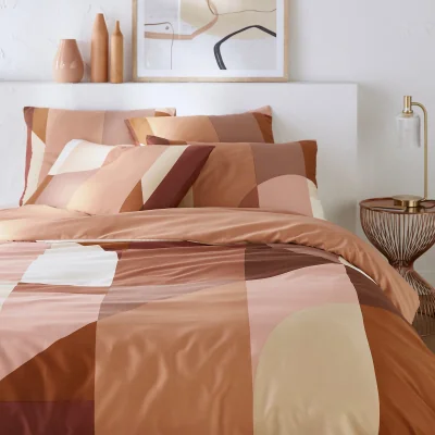La Redoute Marjorie Duvet Cover in Washed Cotton Satin