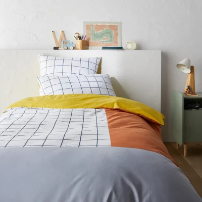 La Redoute Marvin Graphic 100% Cotton Duvet Cover