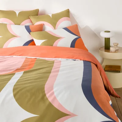 La Redoute Wonder Cotton Satin Duvet Cover