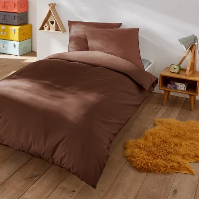 La Redoute Scenario Plain Polycotton Duvet Cover