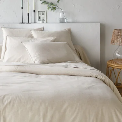 La Redoute Clara Chambray Cotton Flannel Duvet Cover