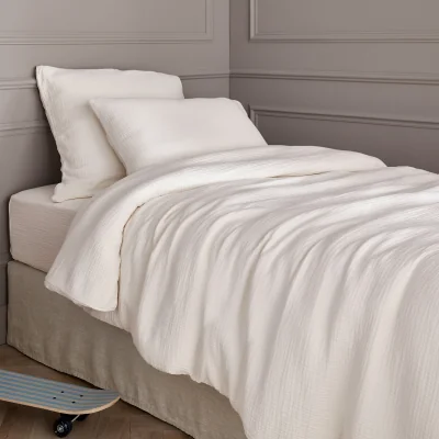 La Redoute Yafa Organic Cotton Muslin 200 Thread Count Duvet Cover