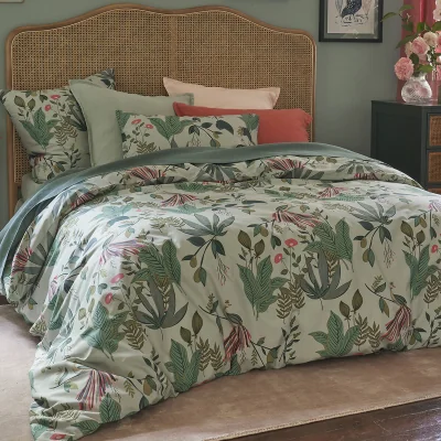La Redoute Somerset Floral 100% Cotton Percale 200 Thread Count Duvet Cover