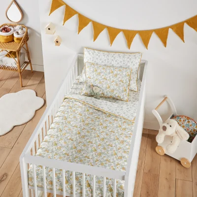 La Redoute In the Wood Forest Animals 100% Cotton Cot Duvet Cover