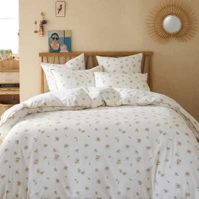 La Redoute Paquita Floral 100% Washed Cotton Duvet Cover