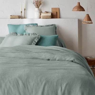 La Redoute Kumla Plain Cotton Muslin Duvet Cover