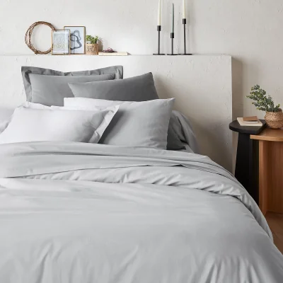 La Redoute Scenario Plain 100% Organic Cotton Duvet Cover