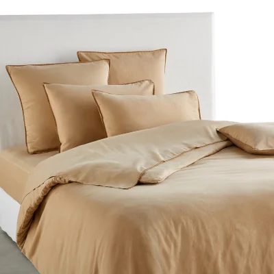 La Redoute Satina Plain Organic Cotton Satin Lyocell 250 Thread Count Duvet Cover