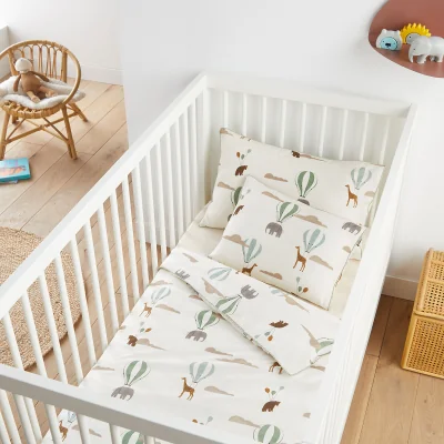 La Redoute Aubin Animal 20% Recycled Cotton Baby Duvet Cover