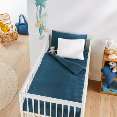 La Redoute Kumla 100%Cotton Muslin Cot Duvet Cover