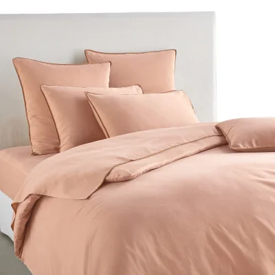 La Redoute Satina Plain Organic Cotton Satin Lyocell 250 Thread Count Duvet Cover