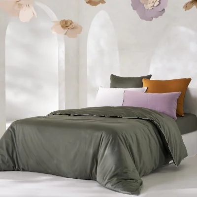 La Redoute Bérénice Cotton Satin 300 Thread Count Duvet Cover