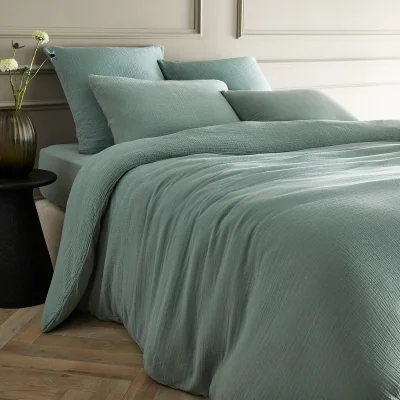 La Redoute Yafa 100% Organic Cotton Muslin 200 Thread Count Duvet Cover