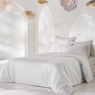 La Redoute Bérénice Cotton Satin 300 Thread Count Duvet Cover
