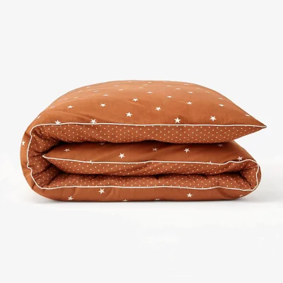 La Redoute Stella Star 100% Organic Cotton 500 Thread Count Cot Duvet Cover