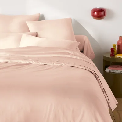 La Redoute Opale Cotton Satin 350 Thread Count Duvet Cover