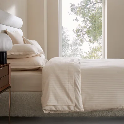 La Redoute Galor Cotton Satin 400 Thread Count Duvet Cover