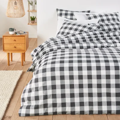 La Redoute Vigo Gingham Check 100% Cotton Duvet Cover