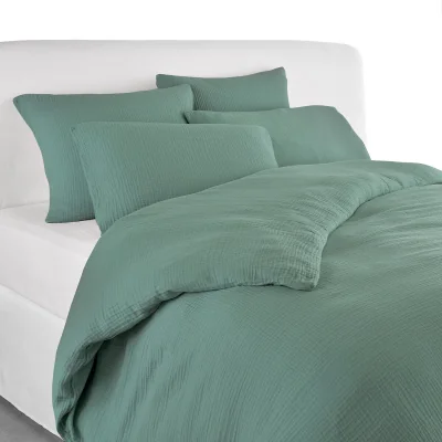 La Redoute Yafa 100% Organic Cotton Muslin 200 Thread Count Duvet Cover