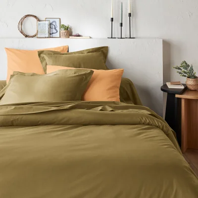 La Redoute Scenario Plain 100% Organic Cotton Duvet Cover
