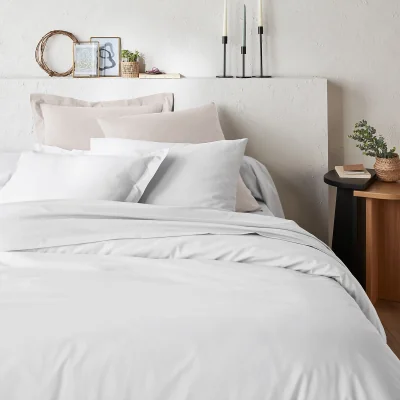 La Redoute Scenario Plain 100% Organic Cotton Duvet Cover