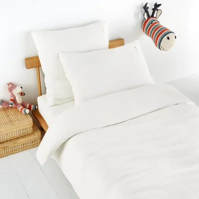 La Redoute Cuddly Organic Cotton Muslin 250 Thread Count Duvet Cover