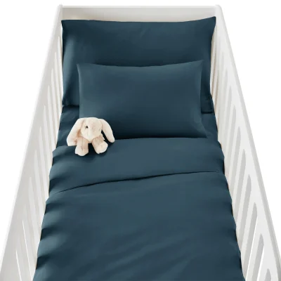 La Redoute Scenario Plain 100% Organic Cotton Cot Duvet Cover