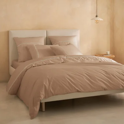La Redoute Aubagne 100% Cotton Percale 200 Thread Count Duvet Cover