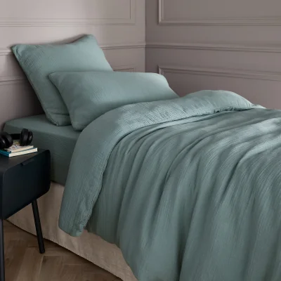 La Redoute Yafa Organic Cotton Muslin 200 Thread Count Duvet Cover