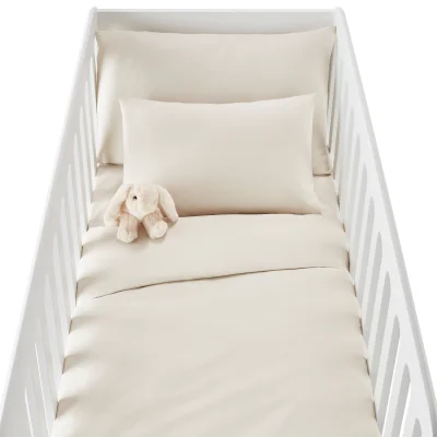 La Redoute Scenario Plain 100% Organic Cotton Cot Duvet Cover