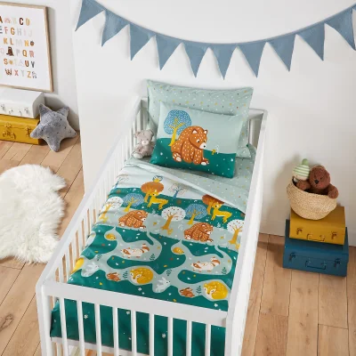 La Redoute Orsi Animal Cotton Cot Duvet Cover