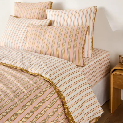 La Redoute Alison Duvet Cover in Cotton Percale with Stripes