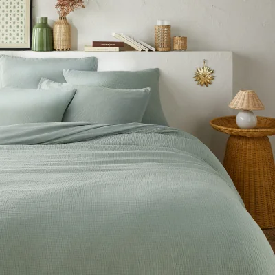 La Redoute Kumco Cotton Muslin / Washed Cotton Duvet Cover