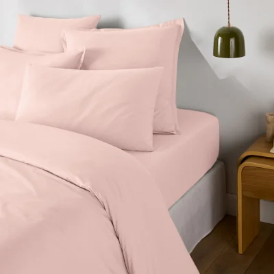 La Redoute Scenario Cotton Percale 200 Thread Count Zip-Up Duvet Cover