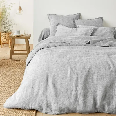 La Redoute Linot Plain 100% Washed Linen Duvet Cover