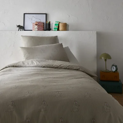 La Redoute Valentin Monkey Recycled Cotton Duvet Cover