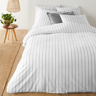La Redoute Pia Striped 100% Cotton Duvet Cover