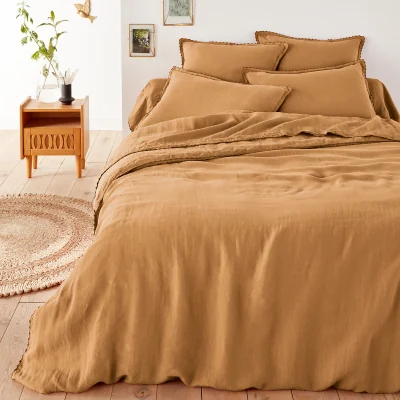 La Redoute Leone 100% Washed Linen Duvet Cover
