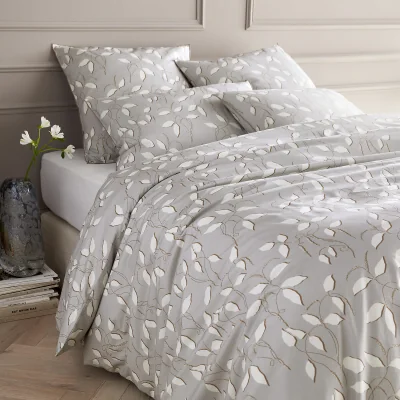 La Redoute Salika Floral Organic Cotton and Lyocell 200 Thread Count Duvet Cover